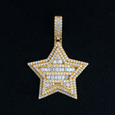GL Hip Hop Star VVS Moissanite Silver Iced Out Diamond Pendant